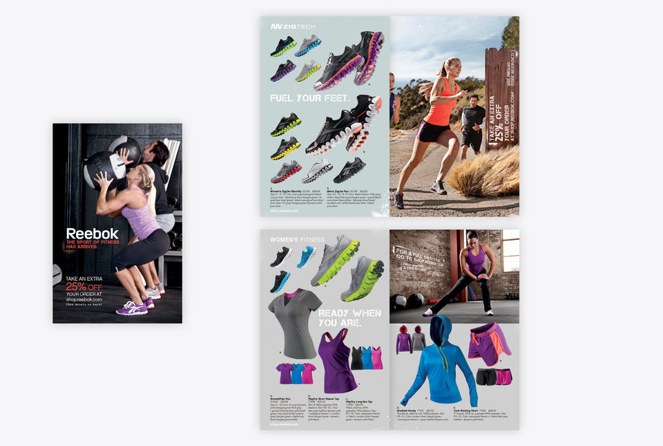 Reebok direct mail booklet
