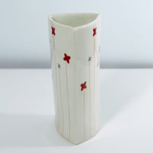 Load image into Gallery viewer, Triangle Vase in Red and Turquoise
