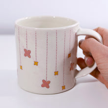 Load image into Gallery viewer, Flower Rain Mug in Pink and Yellow (lg)
